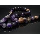 Rosary made of natural stone Amethyst 33 beads