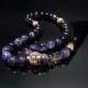 Rosary made of natural stone Amethyst 33 beads