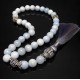 Rosary Crown made of natural stone Blue agate