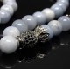 Rosary Crown made of natural stone Blue agate