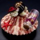 Shell magnet, turtle in glasses on a comb with a colored bottle. Size: 7*6.5cm+-