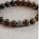 Men's bracelet made of natural stone Tiger Eye