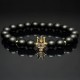 Men's bracelet made of natural stone Shungite