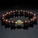 Bracelet made of natural stone Garnet