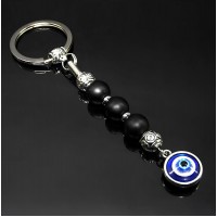 Keychain Talisman amulet made of natural stone Shungite