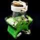 Sea souvenir glass bottle in the form of a star