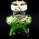 Sea souvenir glass bottle in the form of a star