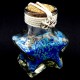 Sea souvenir glass bottle in the form of a star