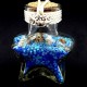 Sea souvenir glass bottle in the form of a star