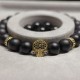 Men's bracelet made of natural stone Shungite