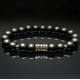 Men's bracelet made of natural stone Shungite