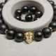 Men's bracelet made of natural stone Shungite