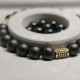 Men's bracelet made of natural stone Shungite