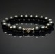 Men's bracelet made of natural stone Shungite