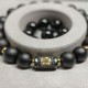 Men's bracelet made of natural stone Shungite