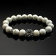 Men's bracelet made of natural stone Cacholong