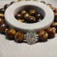 Men's bracelet made of natural stone Tiger Eye