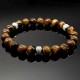 Men's bracelet made of natural stone Tiger Eye