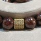 Men's bracelet made of natural stone Garnet