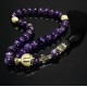 Rosary made of natural stone Amethyst 33 beads