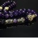 Rosary made of natural stone Amethyst 33 beads