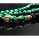 Rosary Crown made of natural stone Malachite