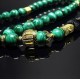 Rosary Crown made of natural stone Malachite