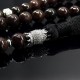 Rosary made of natural stone Pomegranate