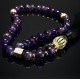 Rosary made of natural stone Amethyst 33 beads