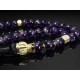 Rosary made of natural stone Amethyst 33 beads