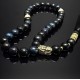 Rosary made of natural stone blue Tiger's eye