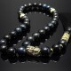 Rosary made of natural stone blue Tiger's eye