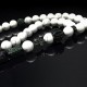 Rosary made of natural stone Kakholong Pearl agate