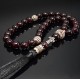 Rosary made of natural stone Pomegranate