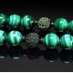 Rosary Crown made of natural stone Malachite