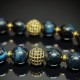 Rosary made of natural stone blue tiger eye
