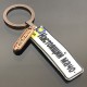 Rubber keychain with license plates with male names, size: length - 10.5 cm, pendant - 6.5/1.6 cm