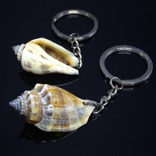 Keychain made from a shell strombus ursus
