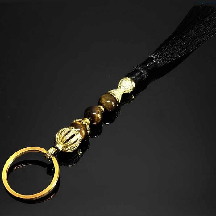 Брелок четки тигровый глаз