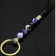 Брелок четки фиолетовый агат