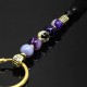 Брелок четки фиолетовый агат