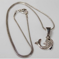 Dolphin pendant on a chain