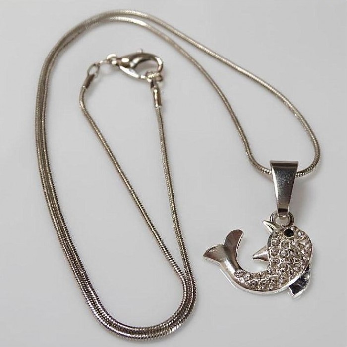 Dolphin pendant on a chain