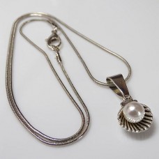 Pendant on a chain Pearl