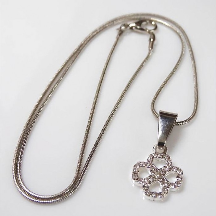 Pendant on a chain Clover