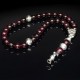 Rosary made of natural stone Pomegranate