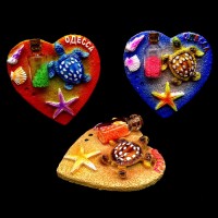 Магніт на холодильник Одеса у вигляді Серця