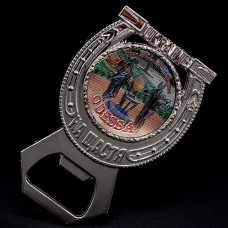 Fridge magnet in the shape of a horseshoe with an opener Odessa Collage 12 chairs