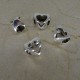 Pandora Charm Beads, Heart, Color: Antique Silver, Size: 11x110x7mm, Hole 4.5mm