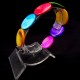 Bracelet shell made of natural mother-of-pearl in the form of circles of different colors on a fishing line with a lock. Size: length-17cm+4